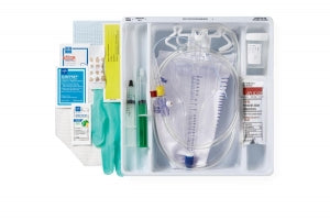 Medline Pediatric 100% Silicone 1-Layer Foley Catheter Tray - One-Layer Tray with 200 mL Urine Meter with 2, 000 mL Drain Bag and 100% Silicone Foley Catheter, 8 Fr, 5 mL - DYND160808