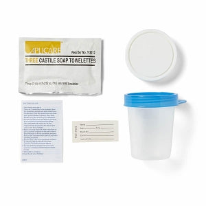 Medline Valu-Pak Mid-Stream Collection Kits - Valu-Pak Midstream Handle Kit, Soap, 4 oz. Cup - DYND30228