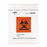 Medline Zip-Style Biohazard Specimen Bags - Zip-Style Biohazard Specimen Bag with Pocket, 12" x 15" - DYND30281