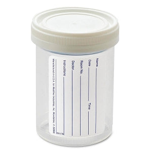 Medline Pneumatic Tube Sterile Specimen Containers - Pneumatic Tube Sterile Specimen Containers, Graduated in mL, OR Sterile, 4 oz. - DYND30369