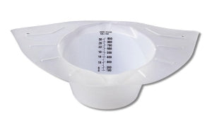 Medline Specimen Collector Pans - Graduated Specimen Collector Pan for Urine and Stool, 900 mL - DYND36600N