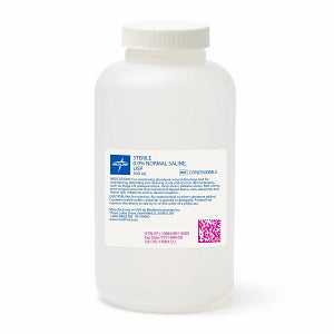 Medline Sterile Saline Solutions - Sterile Saline Solution, 500 mL, Bottle - DYND500MLS