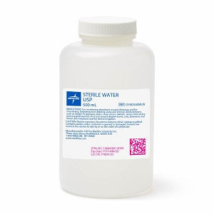 Medline Sterile Water Solutions - Sterile Water Solution, 500 mL, Bottle - DYND500MLW