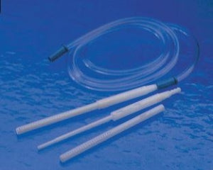 Medline Sterile Poole Tip Yankauers - Sterile Rigid Yankauer with Poole Tip and 72" Nonconductive Vinyl Tubing - DYND50172