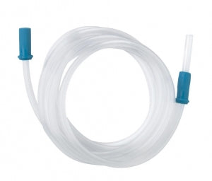 Medline Nonsterile Universal Suction Tubing - Nonsterile Universal Suction Tubing with Scallop Connectors, 1/4" x 12' - DYND50252NS