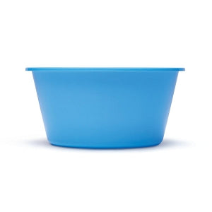 Medline Nonsterile Plastic Bowls - Nonsterile Plastic Bowl with Imprinted Graduations, Light Blue, Large, 32 oz. - DYND50350