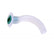 Medline Guedel Airways - 80 mm Disposable Green Guedel Airway - DYND60605