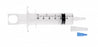 Medline Enteral Feeding and Irrigation Single Syringes - Flat Top with Ring Feeding Syringe with IV Pole Bag - DYND70642