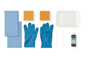 Medline Gel Skin Surgical Scrub Trays - DBD-TRAY, SKIN SCRUB, GEL, NITRILE GLOVE - DYND70766