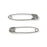 Medline Medline Sterile Safety Pins - Sterile Steel Safety Pin, #2, Medium - DYND73021