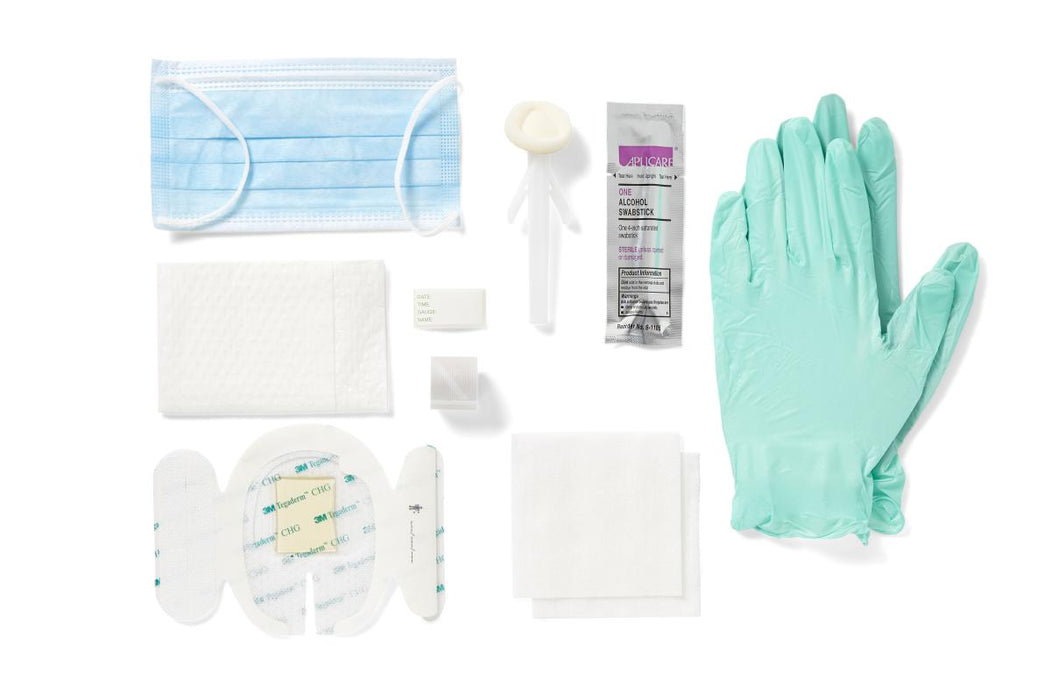 Central Line Dressing Trays with Chloraprep