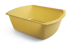 Medline Rectangular Plastic Washbasins - Rectangular Washbasin, 6 qt., Gold - DYND80306