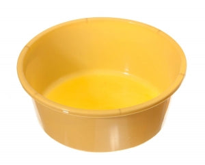 Medline Round, Plastic Washbasins - Round Plastic Washbasin, Gold, 4.25" x 10.75", 5 qt. - DYND80311