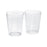 Medline Intake Glasses - Graduated Flexible Plastic Intake Tumbler, Translucent, 9 oz. - DYND80450