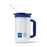 Medline Insulated Carafes - Carafe with Graduations, Clear with Blue Swivel Lid, 32 oz. - DYND80558