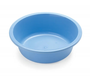 Medline Autoclavable Plastic Washbasins - Autoclavable Round Washbasin, Blue, 4.25" x 10.75", 5 qt. - DYND88310