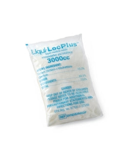 Medline Liqui-Loc Plus Solidifier Packs - 3, 000 cc Liqui-Loc Plus Solidifier, Dissolvable Hot Dog Pack - DYNDS3000DP