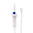 Medline IV Administration Sets - IV Administration Set with 2 Needle-Free Ports, 15 drops / mL, 108" - DYNDST1512