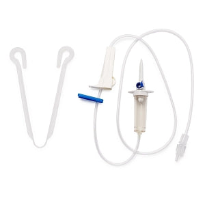 Medline IV Administration Sets - Secondary IV Administration Set with Hanger, 40" W - DYNDTA1540