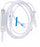 Medline IV Administration Sets - 15 Drop IV Administration Set with 2 Needle-Free Ports, 96" - DYNDTN1512