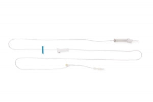 Medline IV Administration Sets - 15 Drop IV Administration Set with 1 Injection Port, 92" - N1530