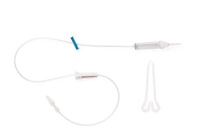 Medline IV Administration Sets - 15 Drop IV Administration Set with Secondary with Hanger, 40" - DYNDTN1540A