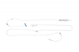 Medline IV Administration Sets - 15 Drop IV Administration Set with 3 Needle-Free Ports, 109" - N1545