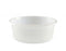 Medline Round, Plastic Washbasins - Round Plastic Washbasin, Pigment Free, 4.25" x 10.75" - DYNEC80317C