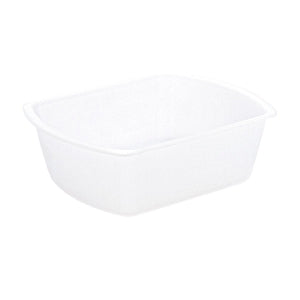 Medline Rectangular Plastic Washbasins - Rectangular Washbasin, 7.5 qt., Pigment-Free - DYNEC80342C