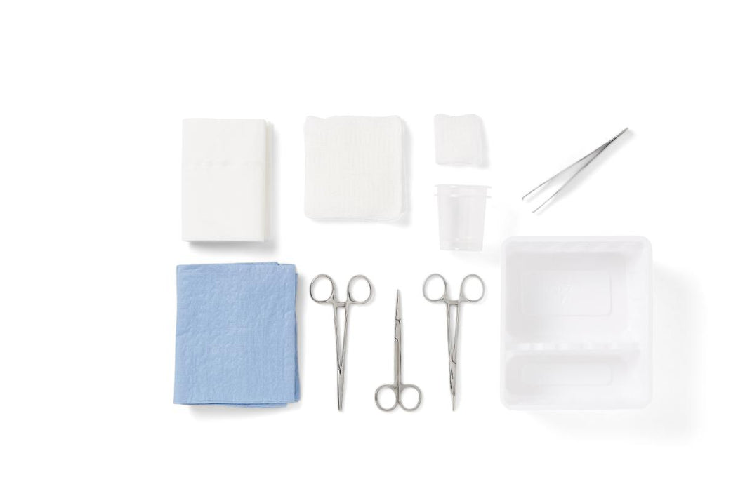 Laceration Trays with Floor-Grade Instruments