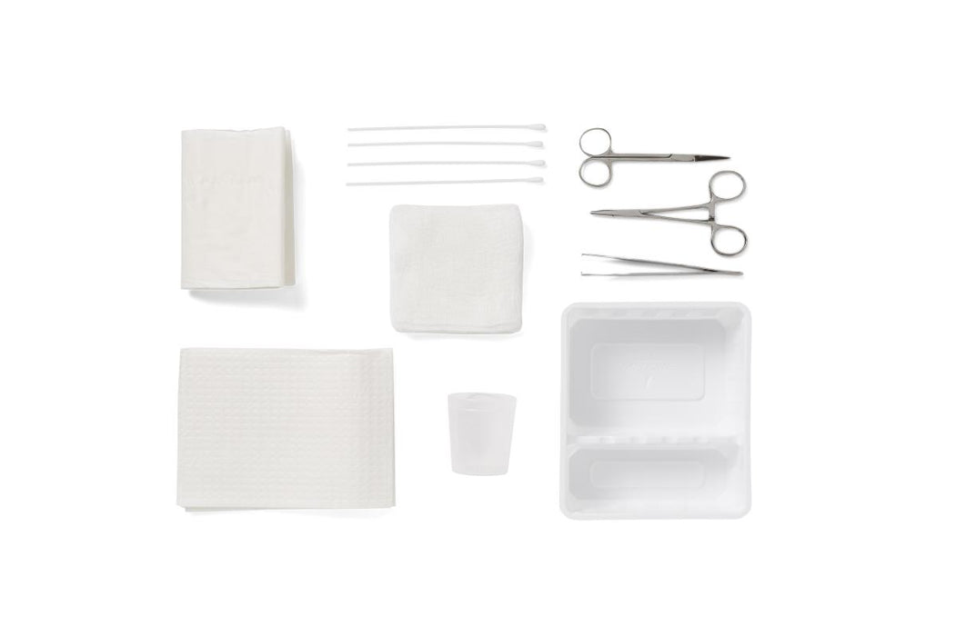 Laceration Trays with Floor-Grade Instruments