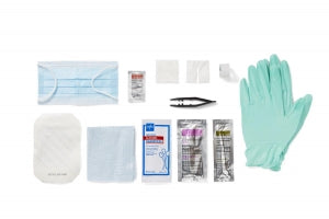 Medline Central Line Dressing Trays with Alcohol / PVP - Dressing Change Tray, Sterile - DYNJ03333