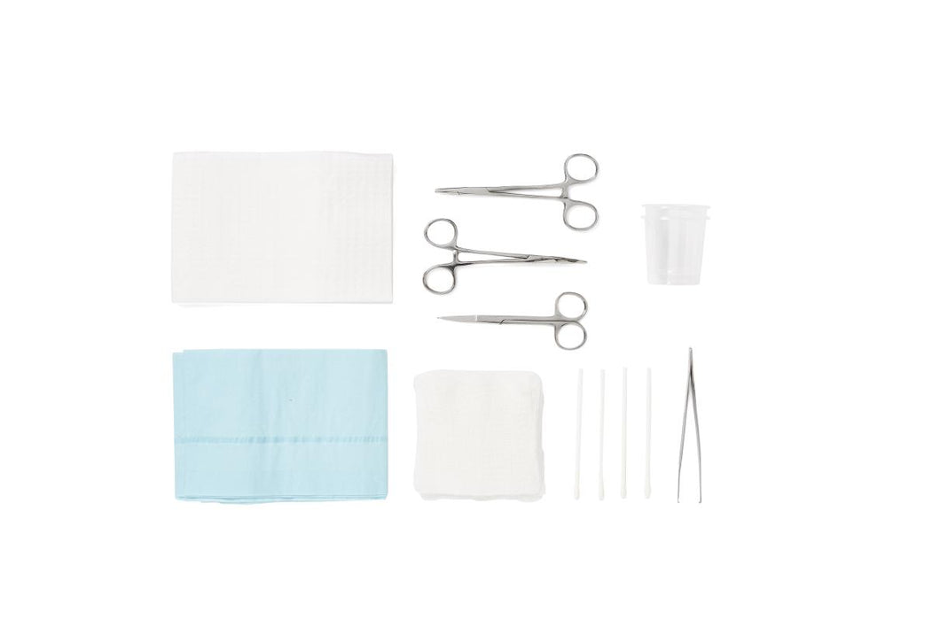 Laceration Trays with Floor-Grade Instruments