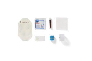 Medline IV Start Kits with Alcohol - 8-Piece IV Start Kit with Alcohol Prep Pad, PVP Ampule and Tegaderm Transparent Film Dressing - DYNJ04047