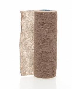 Medline Co-Label CoFlex Latex Cohesive Bandages - CoFlex Sterile Self-Adherent Bandage, 6" x 5 yd. (15.24 cm x 4.6 m) - DYNJ086006