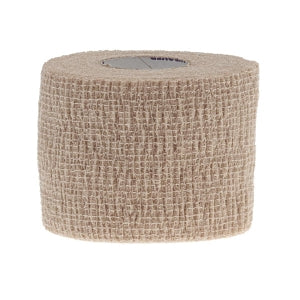 Medline CoFlex LF2 Cohesive Bandages - CoFlex LF2 Sterile Foam Bandage, Tan, 2" x 5 yd. (5.1 cm x 4.6 m) - DYNJ089002