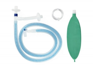 Medline Adult Unilimb Anesthesia Circuits - Adult Anesthesia Circuit with 72" Unilimb Tubing, 2 BV Filter, 3 L Bag, Gas Sampling Line - DYNJAAF6400