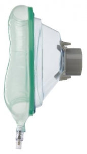 Medline Tail Valve Anesthesia Masks - Anesthesia Mask with Tail Valve, Adult, Size 5 - DYNJAAMASK5