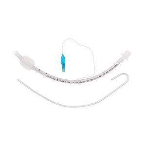 Medline Cuffed Endotracheal Tubes with Preloaded Stylets - Endotracheal Tube with Preloaded Stylet, Cuffed, 7.0 mm, 14 Fr - DYNJAETC70S