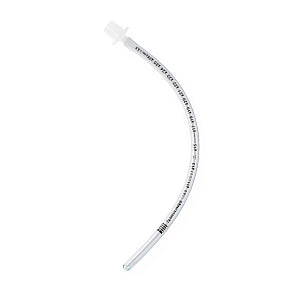 Medline Oral / Nasal Uncuffed Endotracheal Tubes with Bull-Nose Tips - 3.0 mm Uncuffed Oral / Nasal Endotracheal Tube with Murphy Eye and Bull-Nose Tip - DYNJAETU30