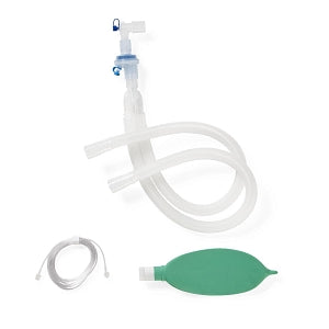 Medline Pediatric Expandable Anesthesia Circuits - Pediatric Anesthesia Circuit with 90" Expandable Tubing, 1 HMEF, 1 L Bag, Gas Sampling Line - DYNJAP9810