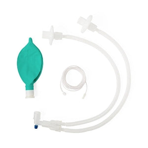 Medline Neonatal Expandable Anesthesia Circuits - Neonatal Anesthesia Circuit with 60" Expandable Tubing, 2 BV Filter, 0.5 L Bag, Gas Sampling Line - DYNJAP9901