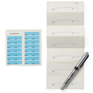 Medline Standard Vascular Access Label Kit - SET PEN 16 LABELS 7 BOWL BLANK - DYNJCATHLBL10