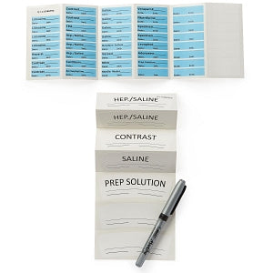 Medline Standard Vascular Access Label Kit - SET PEN 48 LABELS 7 BOWL - DYNJCATHLBL13