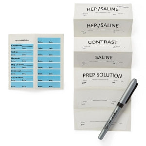 Medline Standard Vascular Access Label Kit - SET PEN 16 LABELS 7 BOWL - DYNJCATHLBL7