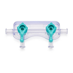 Medline Manifolds with All Female Posts - Universal Orientation 600 PSI Manifold with Curved Profile, Off Handle Position, 2 Ports - DYNJMAN2OFFF