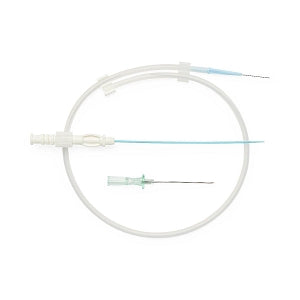 Medline Mini Access Kits with 21G x 1.5" Introducer Needle, 5 Fr - Mini Access Kit Regular Stiffness 10 cm Stainless Steel Tip 0.018 x 45 cm Guidewire and 21G x 1.5" Standard Needle, 4 Fr - DYNJMAST21