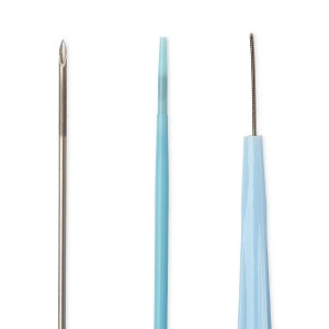 Medline Mini Access Kits with 21G x 1.5" Introducer Needle, 4 Fr - Mini Access Kit Stiff Stiffness 10 cm Nitinol Core / Tungsten 0.018 x 45 cm Guidewire and 21G x 1.5" Echogenic Needle, 5 Fr - DYNJMAST28