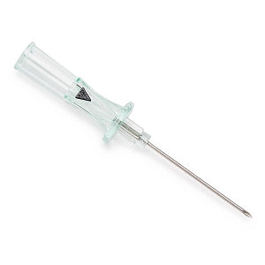 Medline Angiography Introducer Needles, 21G - Angiography 21G x 1" (2.5 cm) Introducer Needle, Bevel Indicator, Thin Wall, Green Hub - DYNJNDL2125T