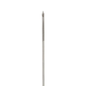 Medline Angiography Introducer Needles, 21G - Angiography 21G x 2.75" (7 cm) Echogenic Introducer Needle, Bevel Indicator, Thin Wall, Green Hub - DYNJNDLI217E